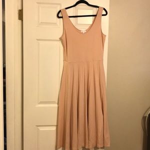 Never worn Leith Extra Large soft pink midi dress